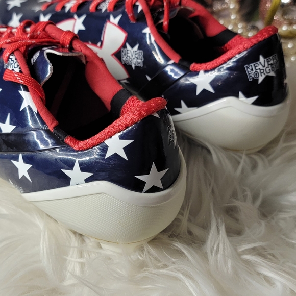Under Armour UA Men SE 9/11 Never Forget Stars Football Cleeats sz11 - Picture 5 of 6